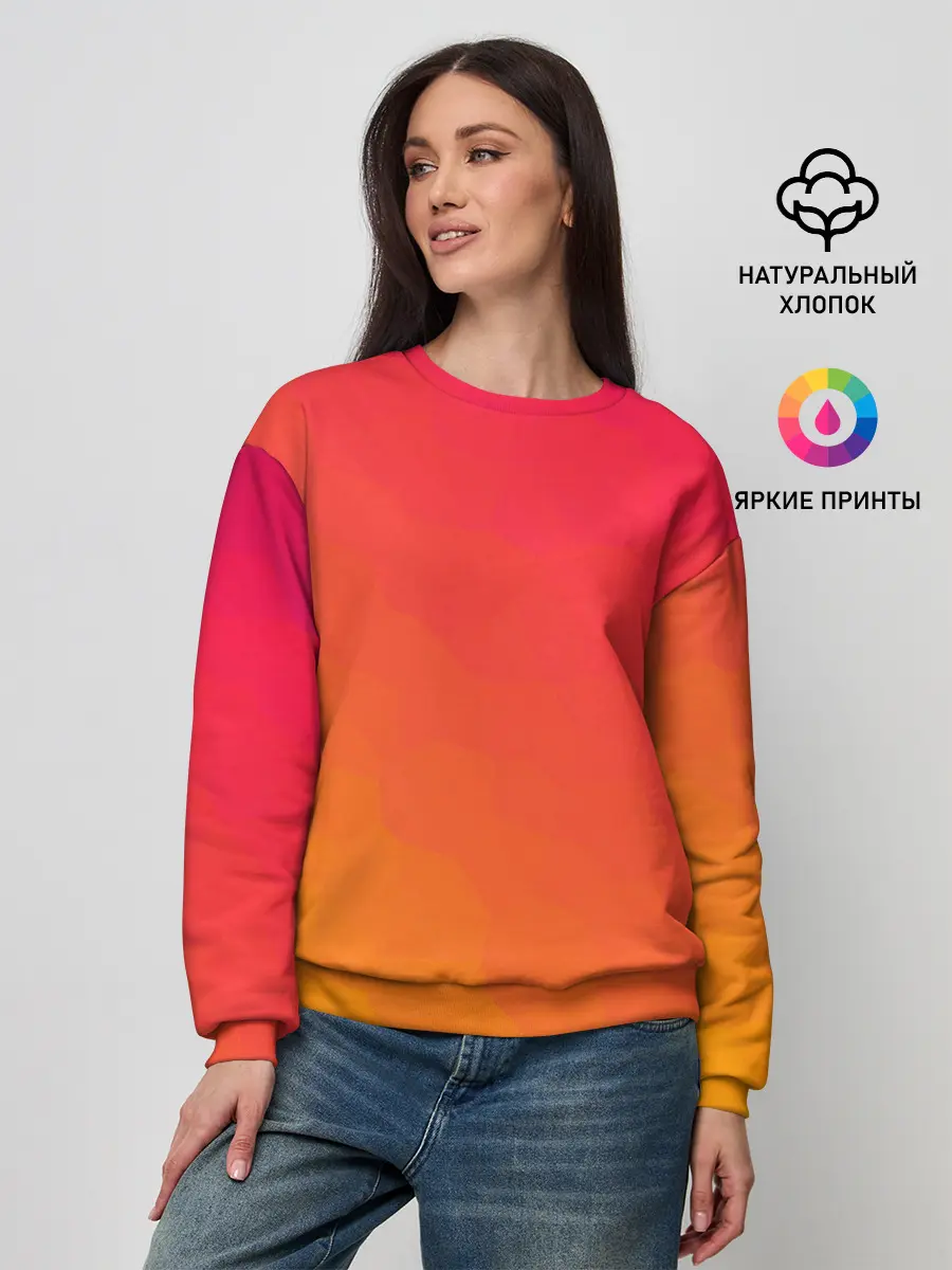 Женский свитшот / Градиент