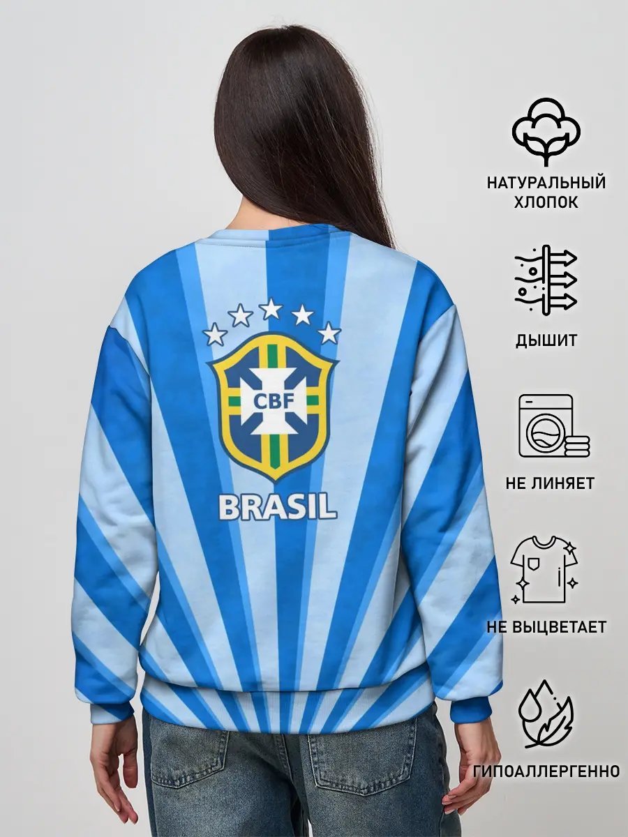 Женский свитшот / Роберто Карлос | Бразилия