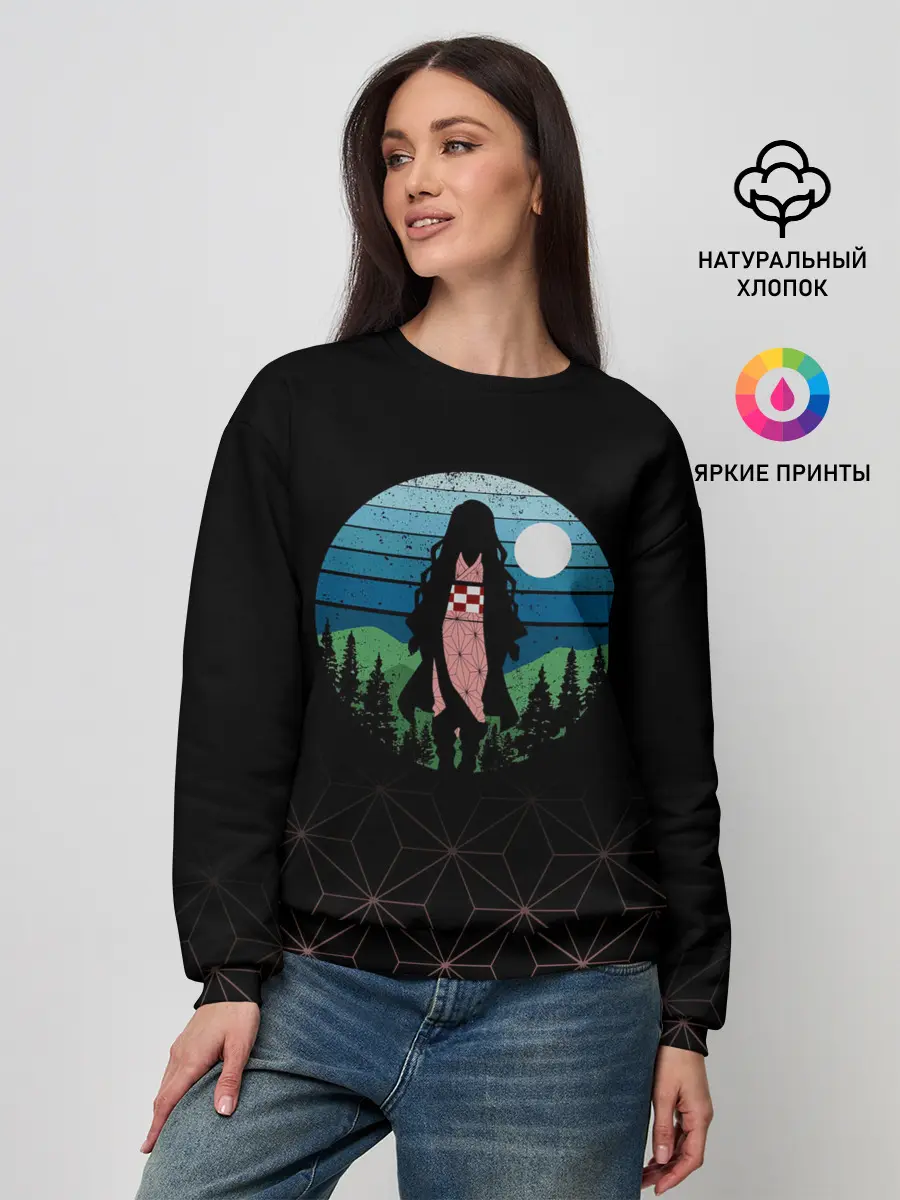 Женский свитшот / Незуко Камадо Kimetsu no Yaiba