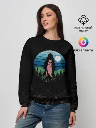 Женский свитшот / Незуко Камадо Kimetsu no Yaiba