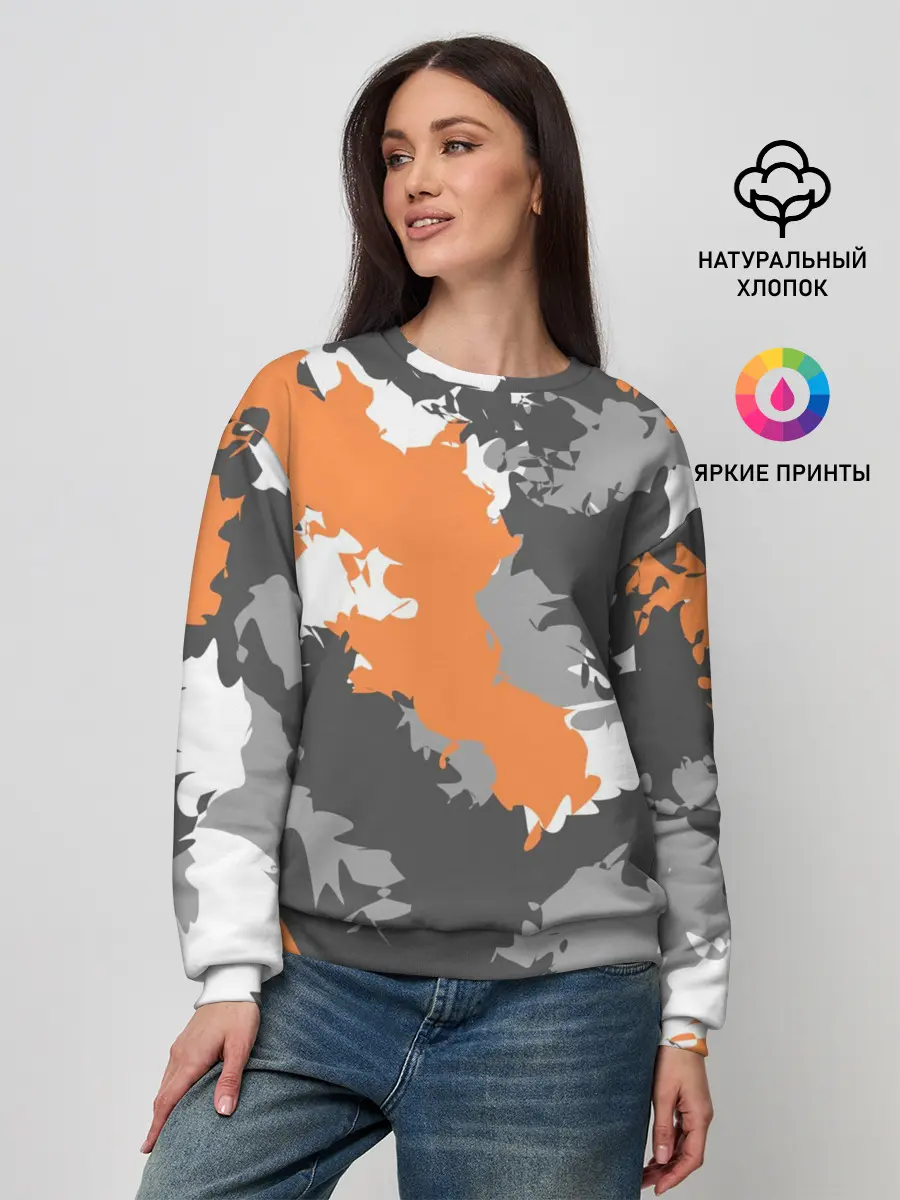 Женский свитшот / Камуфляж