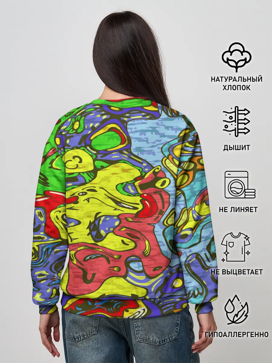 Женский свитшот / Multicolored