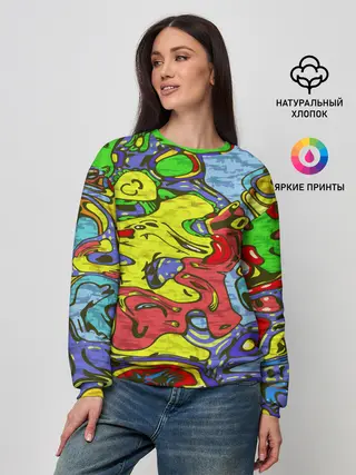 Женский свитшот / Multicolored