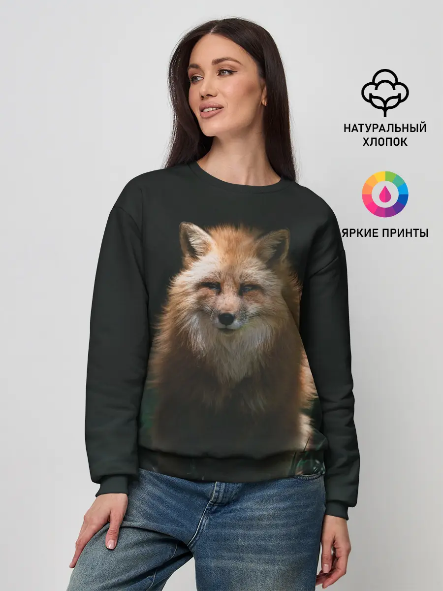 Женский свитшот / Хитрый Лис