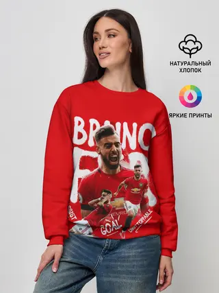 Женский свитшот / БРУНО ФЕРНАНДЕШ / МАНЧЕСТЕР