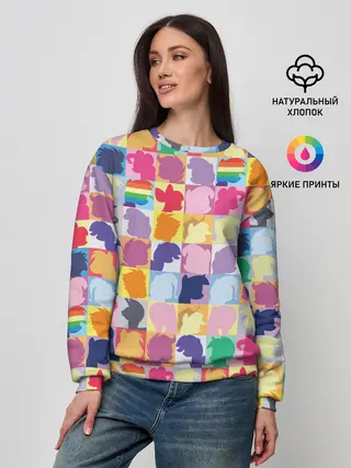 Женский свитшот / Команда пони