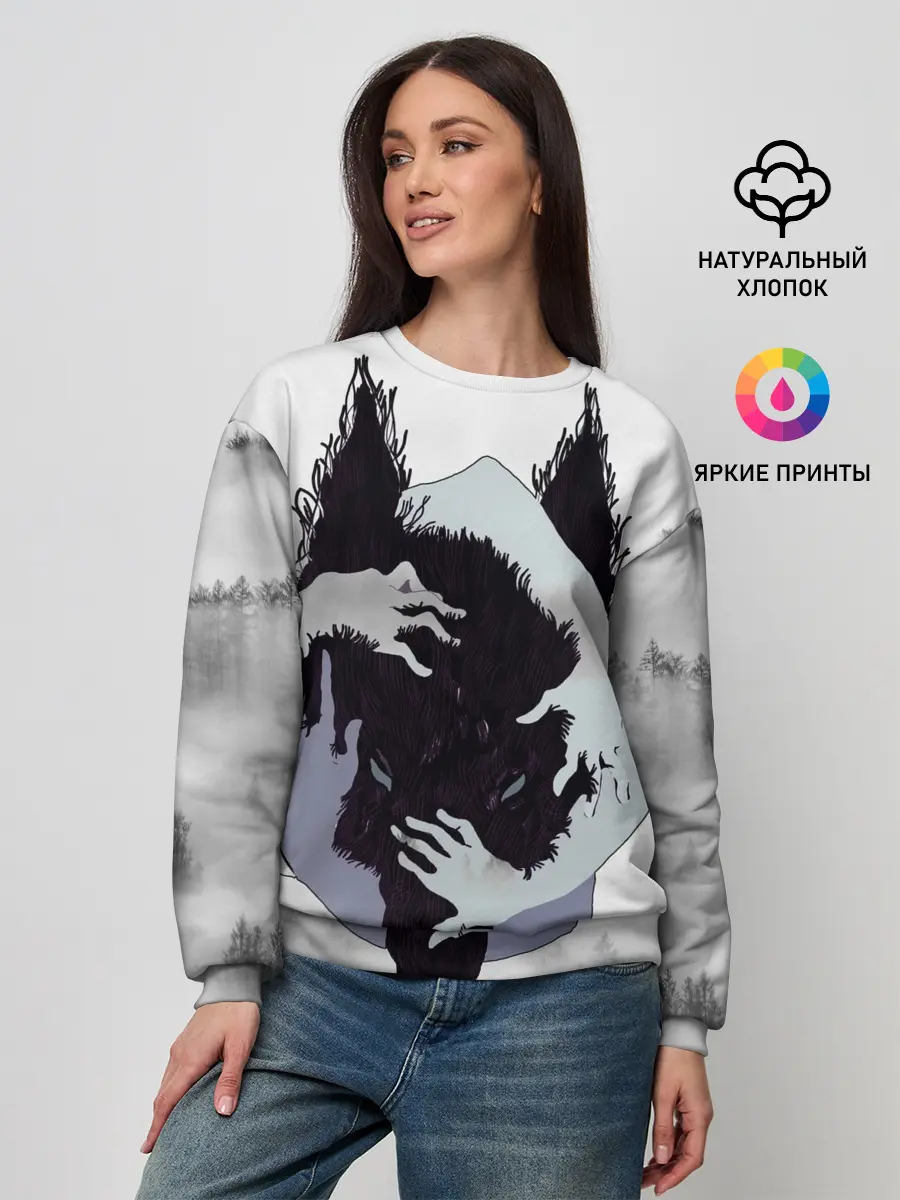 Женский свитшот / ВОЛК | WOLF