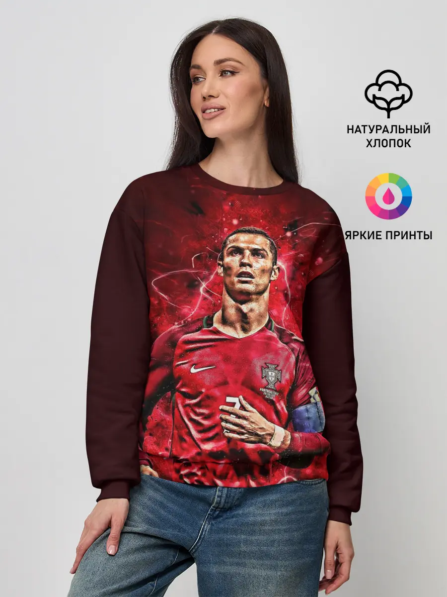 Женский свитшот / Cristiano Ronaldo