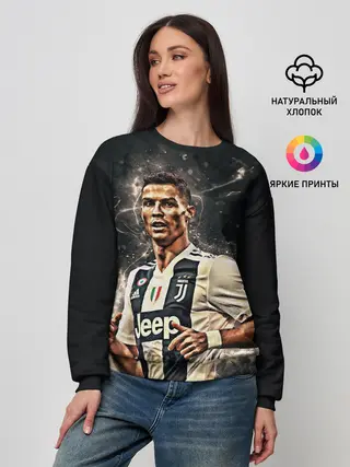 Женский свитшот / Криштиану Роналду