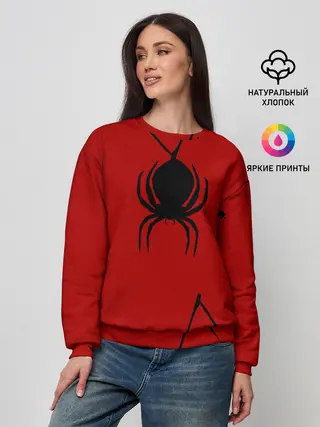 Женский свитшот / Паук 3D