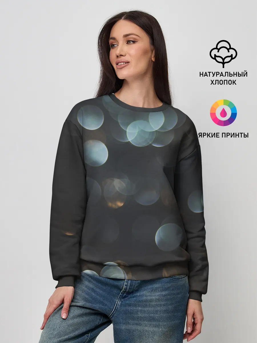 Женский свитшот / боке