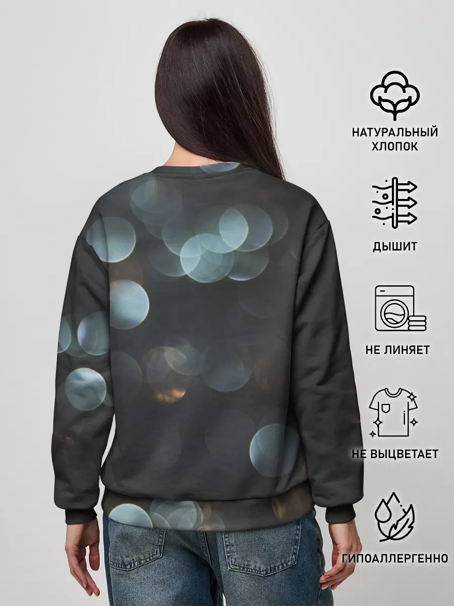 Женский свитшот / боке