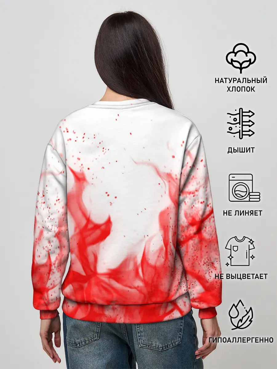 Женский свитшот / ЗЛАТАН ИБРАГИМОВИЧ / МИЛАН