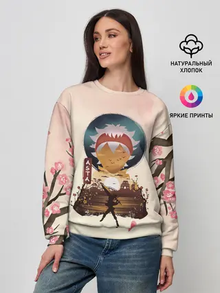 Женский свитшот / АСТА сакура | Black Clover