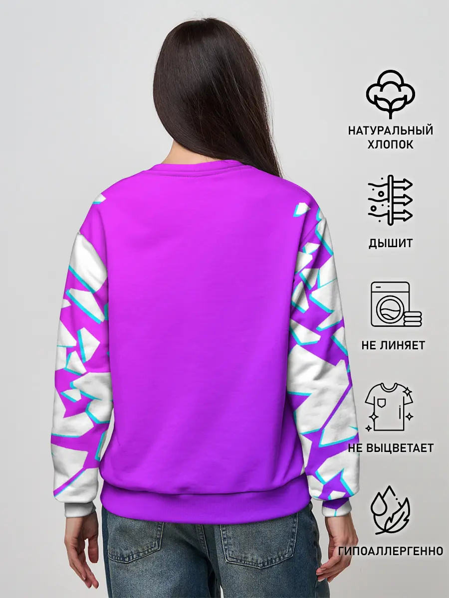 Женский свитшот / КРИШТИАНУ РОНАЛДУ / НЕОН