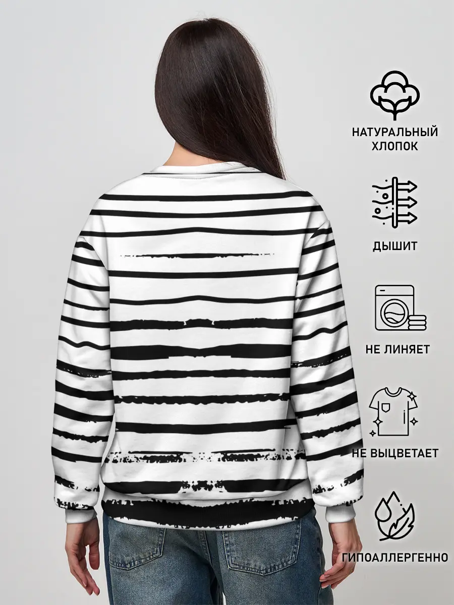 Женский свитшот / СЕВЕРНЫЙ ФЛОТ ТЕЛЬНЯШКА ВМФ