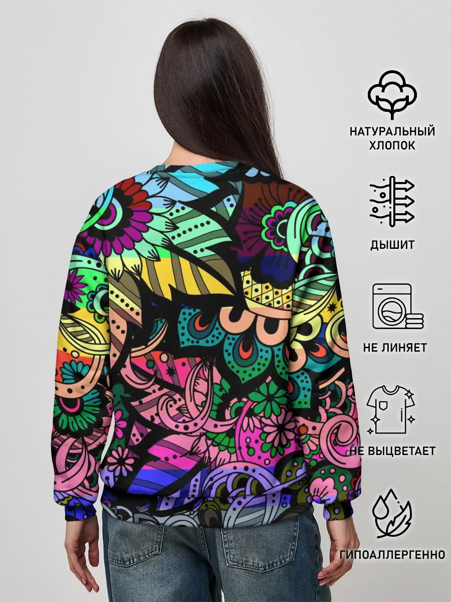 Женский свитшот / АЛОХА ГАВАЙИ | ALOHA HAWAII