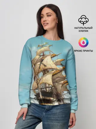 Женский свитшот / Парусник