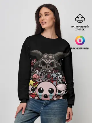 Женский свитшот / The Binding of isaac | bosses