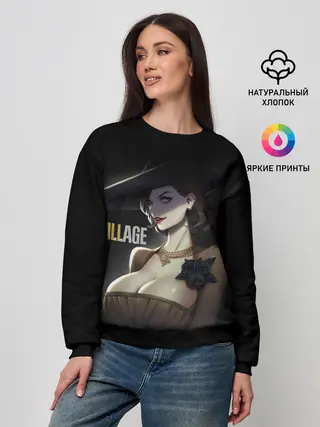 Женский свитшот / Resident Evil Village Вампирша