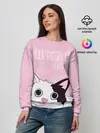 Женский свитшот / котик штош