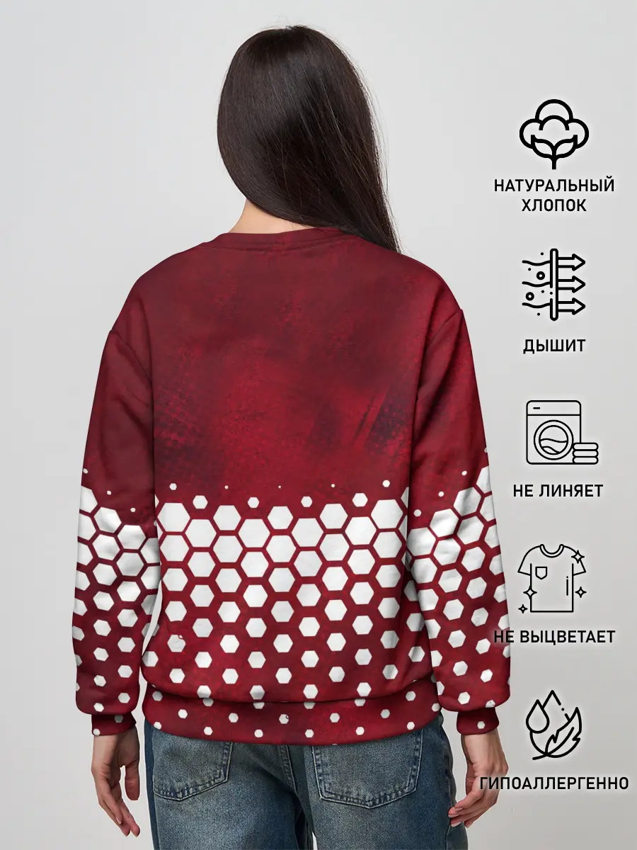 Женский свитшот / РОБЕРТ ЛЕВАНДОВСКИ / БАВАРИЯ