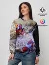 Женский свитшот / Клоуны в актинии
