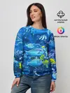 Женский свитшот / Коралловые рыбки