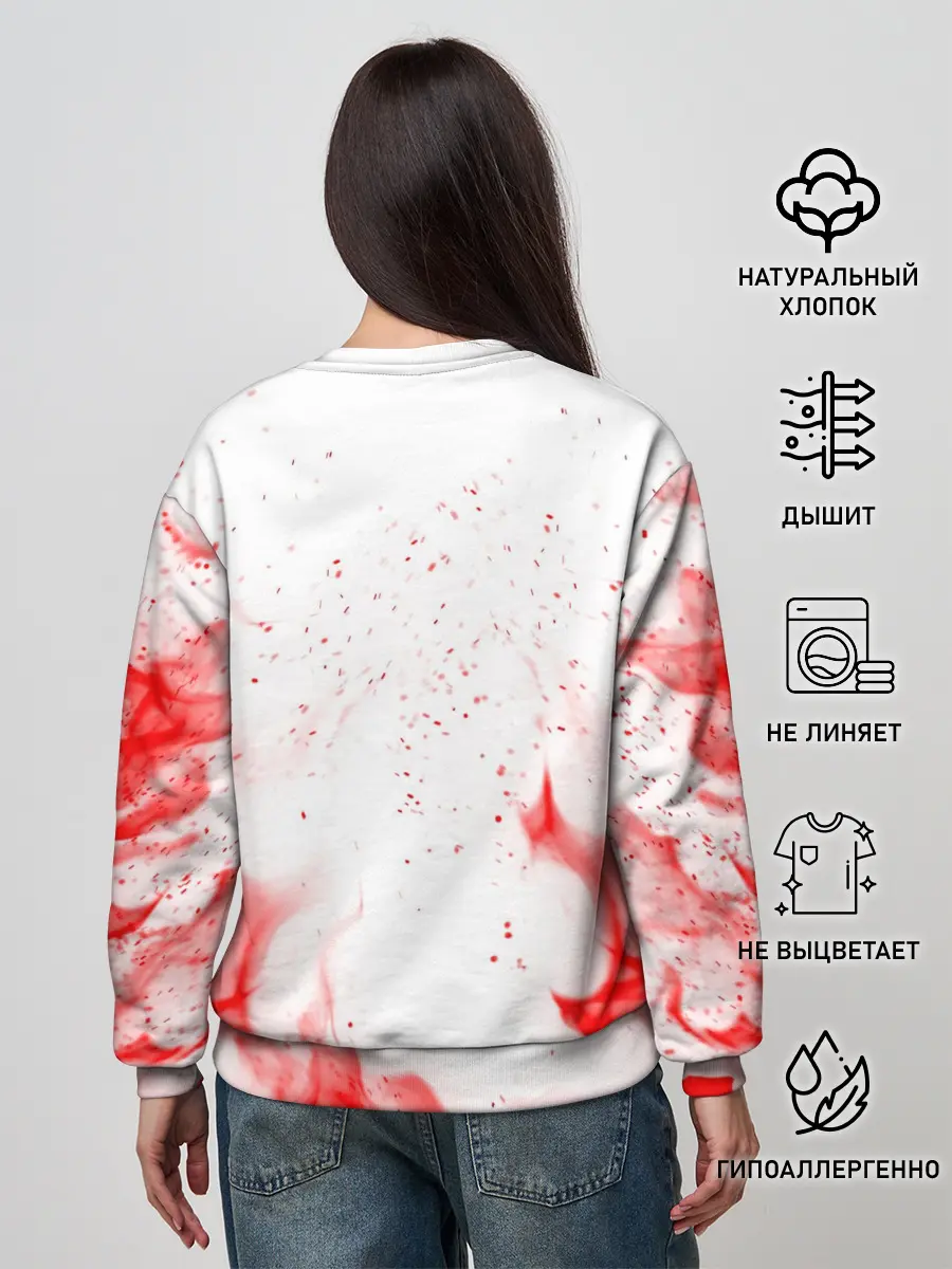 Женский свитшот / РОБЕРТ ЛЕВАНДОВСКИ / БАВАРИЯ