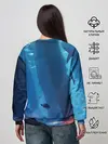 Женский свитшот / Подводный мир | Силуэт