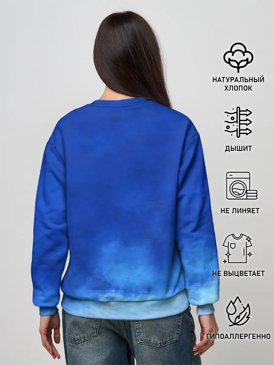 Женский свитшот / СЕРХИО АГУЭРО / МАНЧЕСТЕР СИТИ