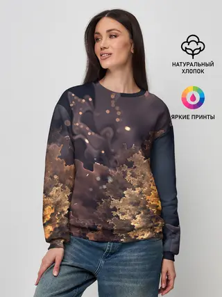 Женский свитшот / КосмиЧеский Цветок