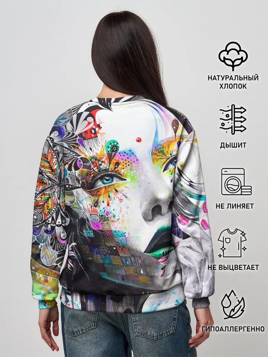 Женский свитшот / Абстрактная