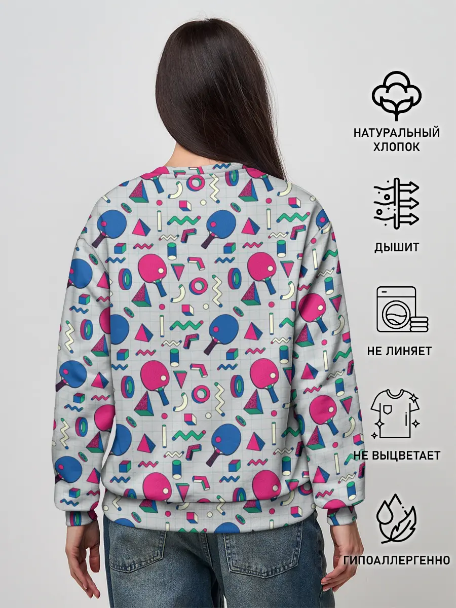 Женский свитшот / Настольный Теннис