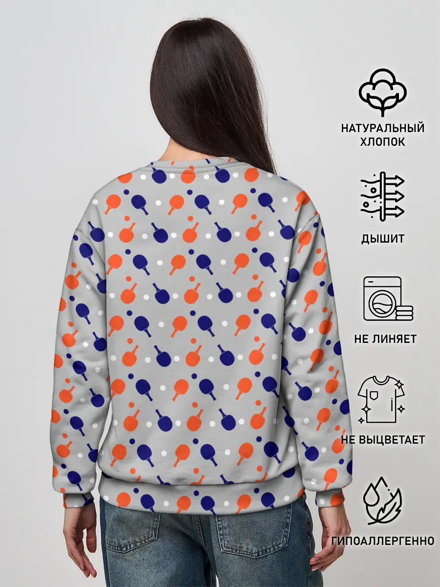 Женский свитшот / Пинг-понг