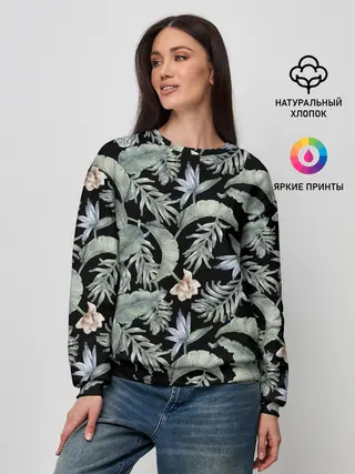 Женский свитшот / Summer leaves
