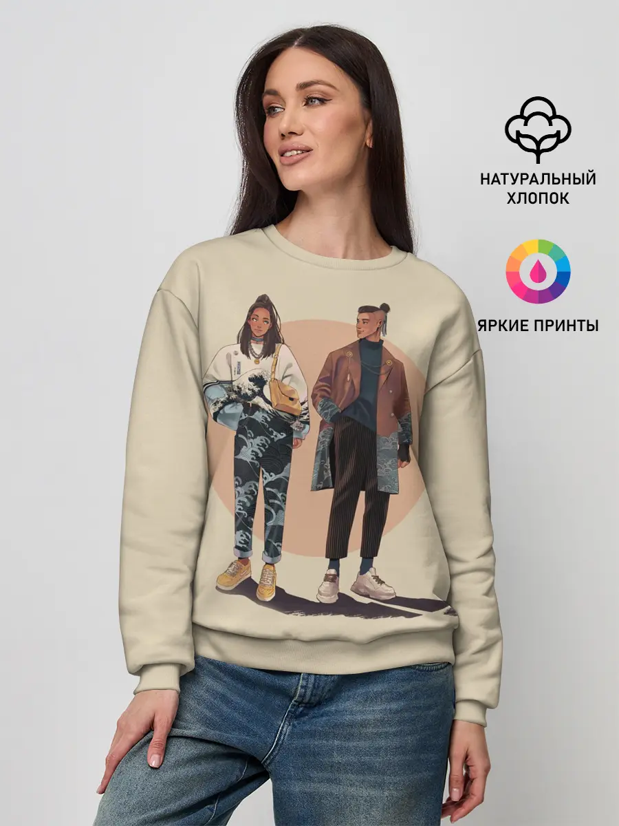 Женский свитшот / Катара и Сокка