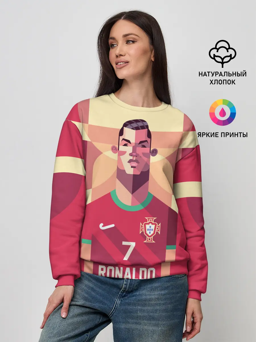 Женский свитшот / Криштиану Роналду