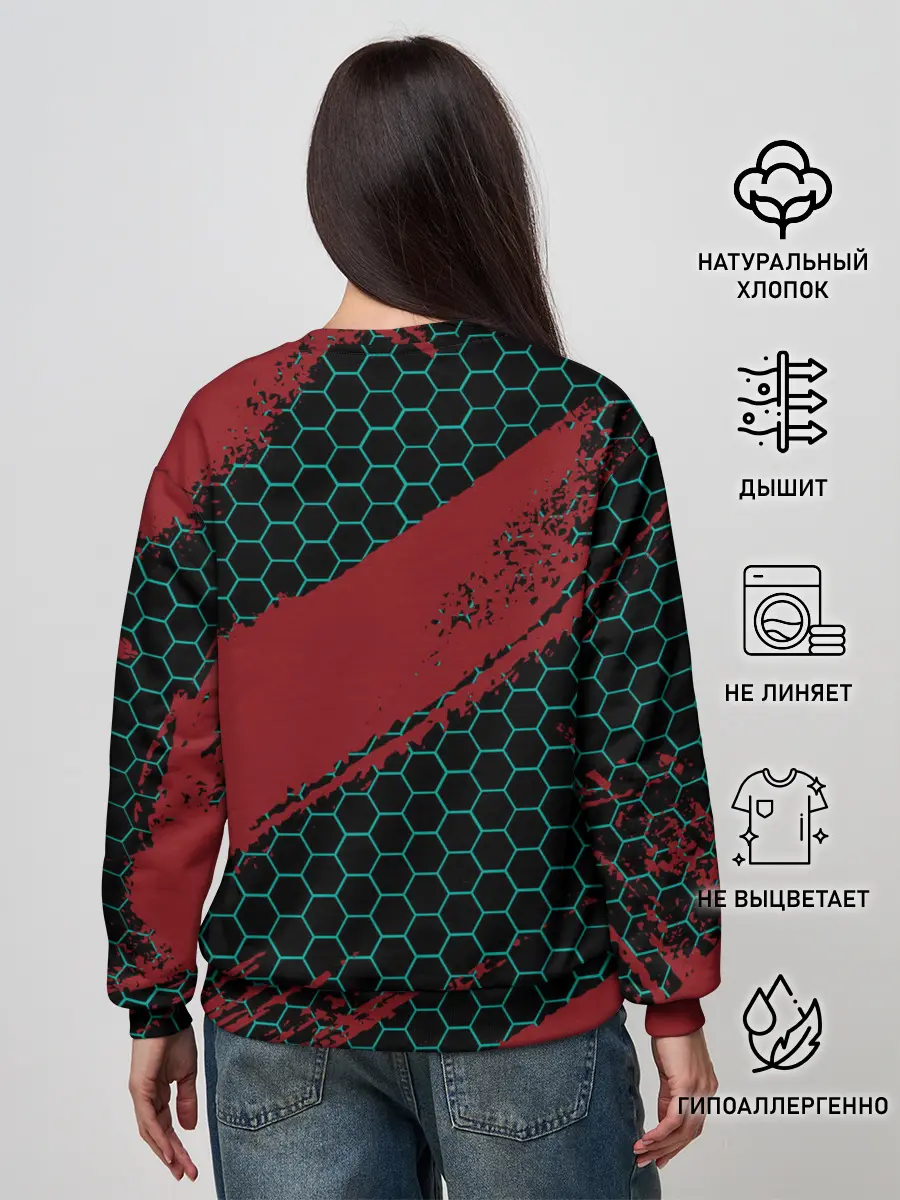 Женский свитшот / Liverpool: Мохамед Салах.