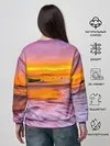 Женский свитшот / Закат на пляже