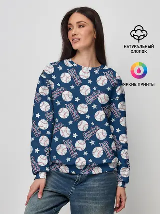 Женский свитшот / Baseball