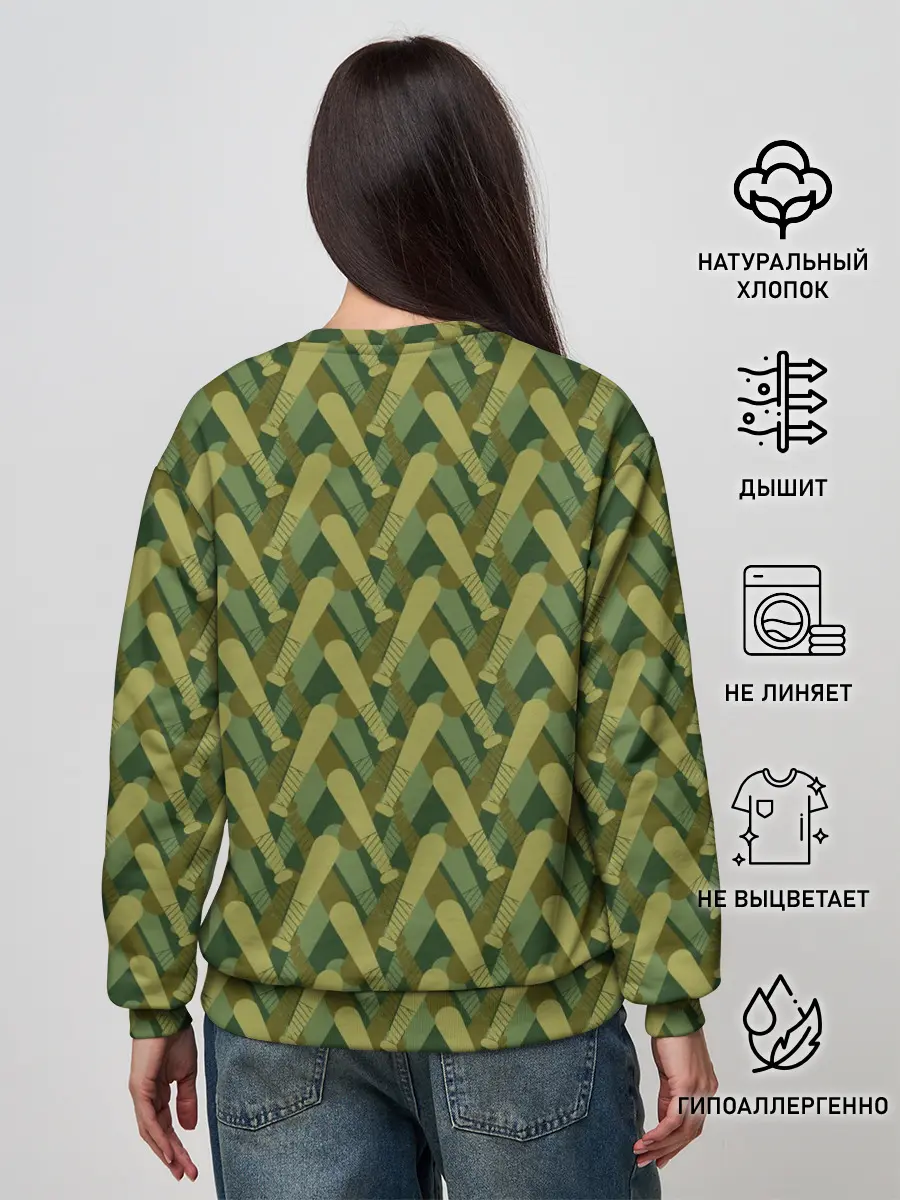 Женский свитшот / Бейсбольные Биты