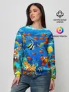 Женский свитшот / Коралловые рыбки