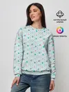 Женский свитшот / Морской узор