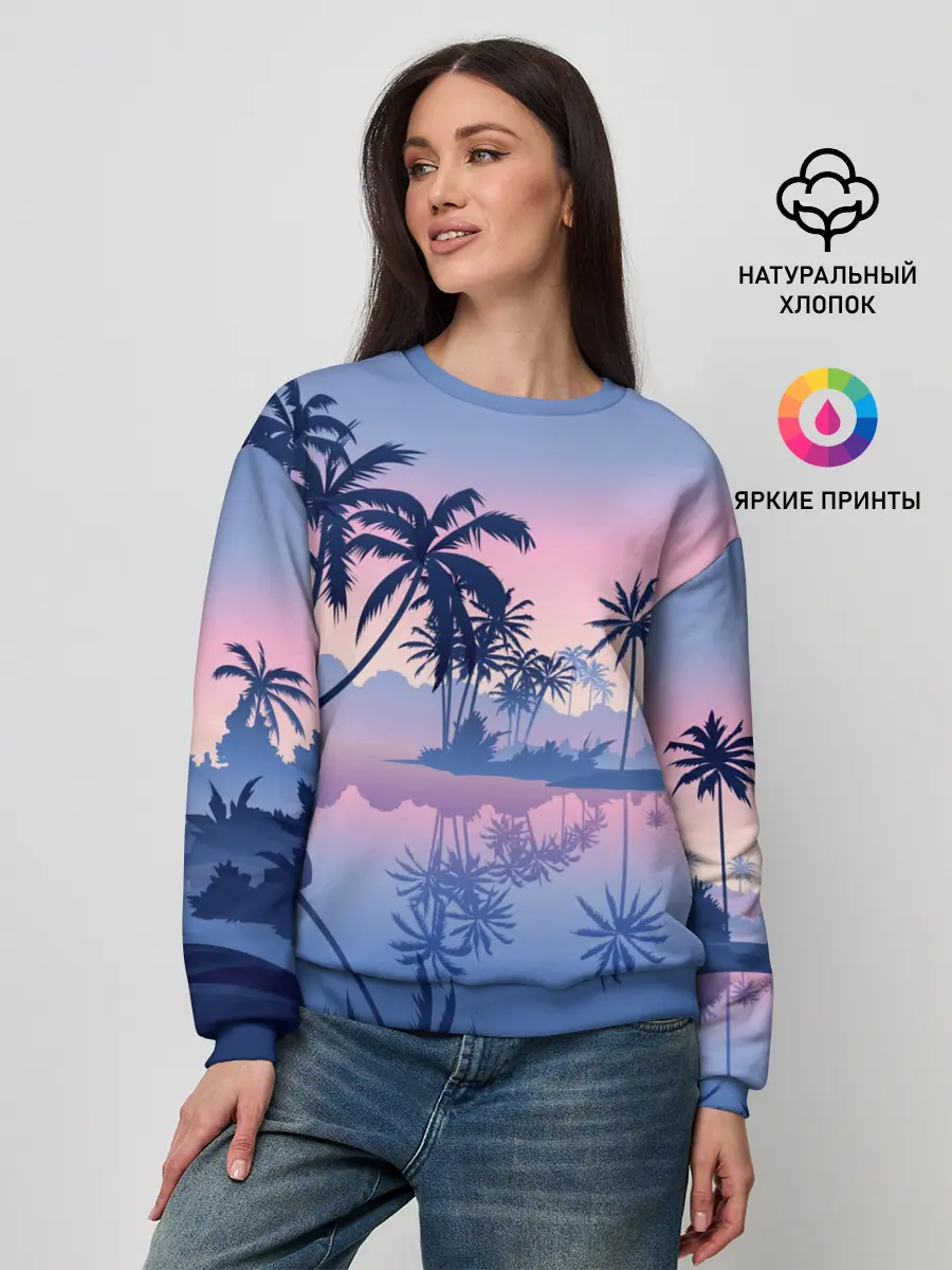 Женский свитшот / Тихая заводь