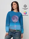 Женский свитшот / Лунный пляж