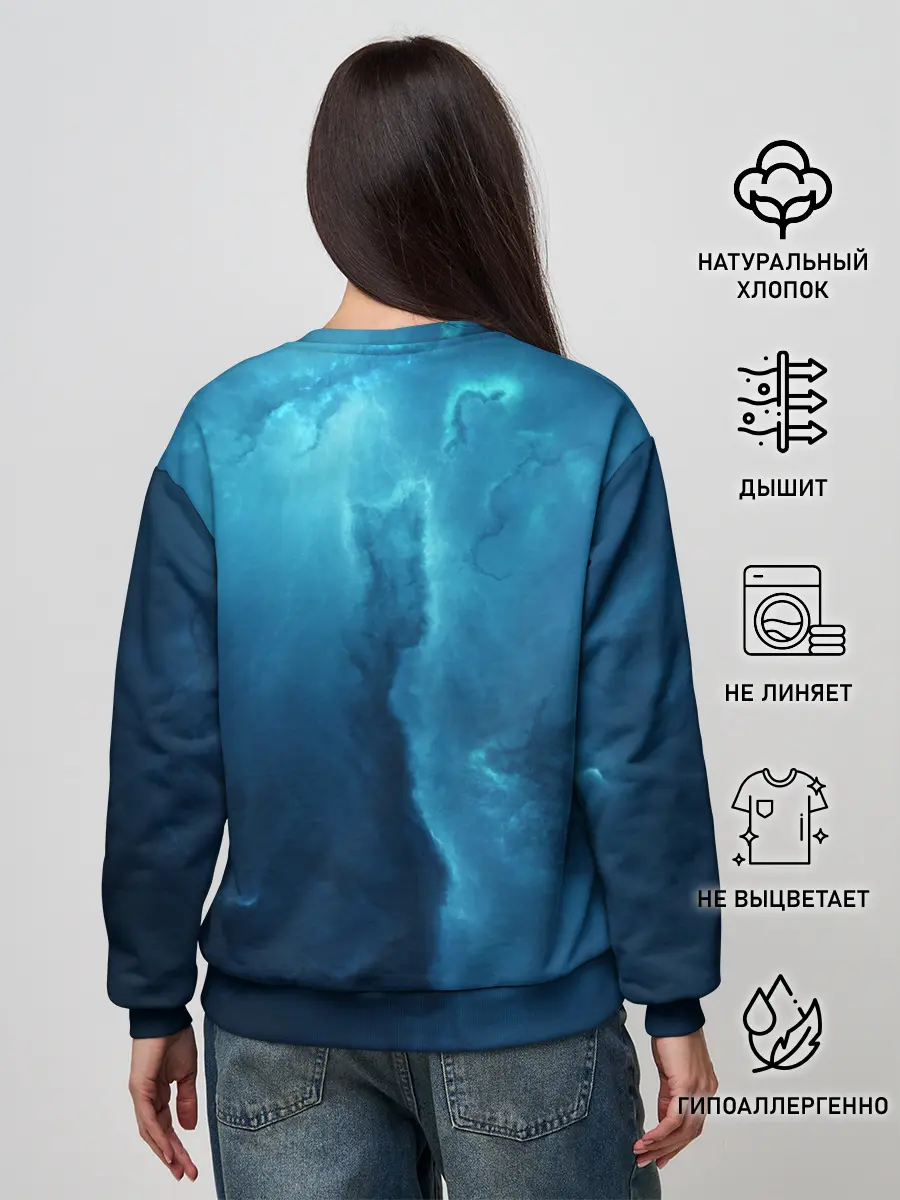 Женский свитшот / ЗВЕЗДНЫЙ КИТ | STAR WHALE