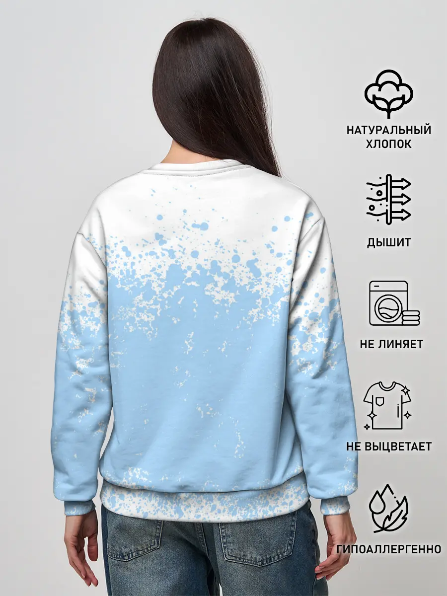 Женский свитшот / ОДИНОКАЯ ЛОДКА | SAILBOAT