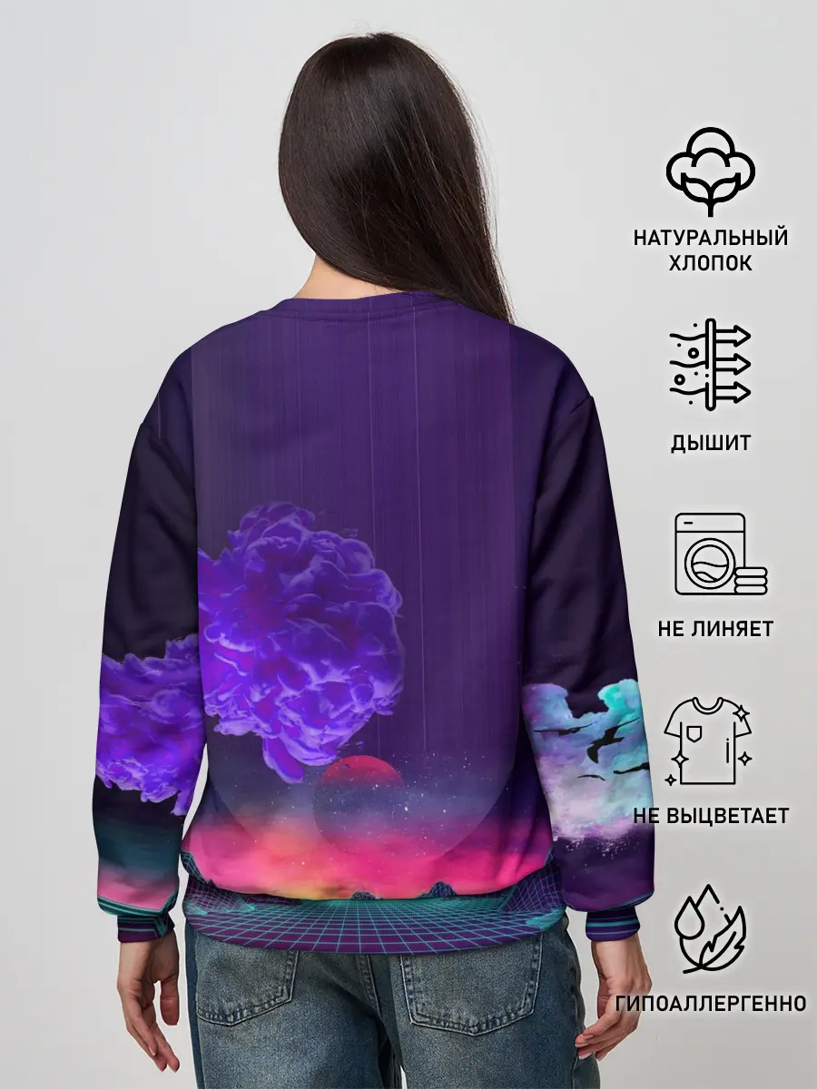 Женский свитшот / Ретро 90-е.