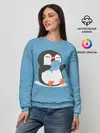 Женский свитшот / Пингвин